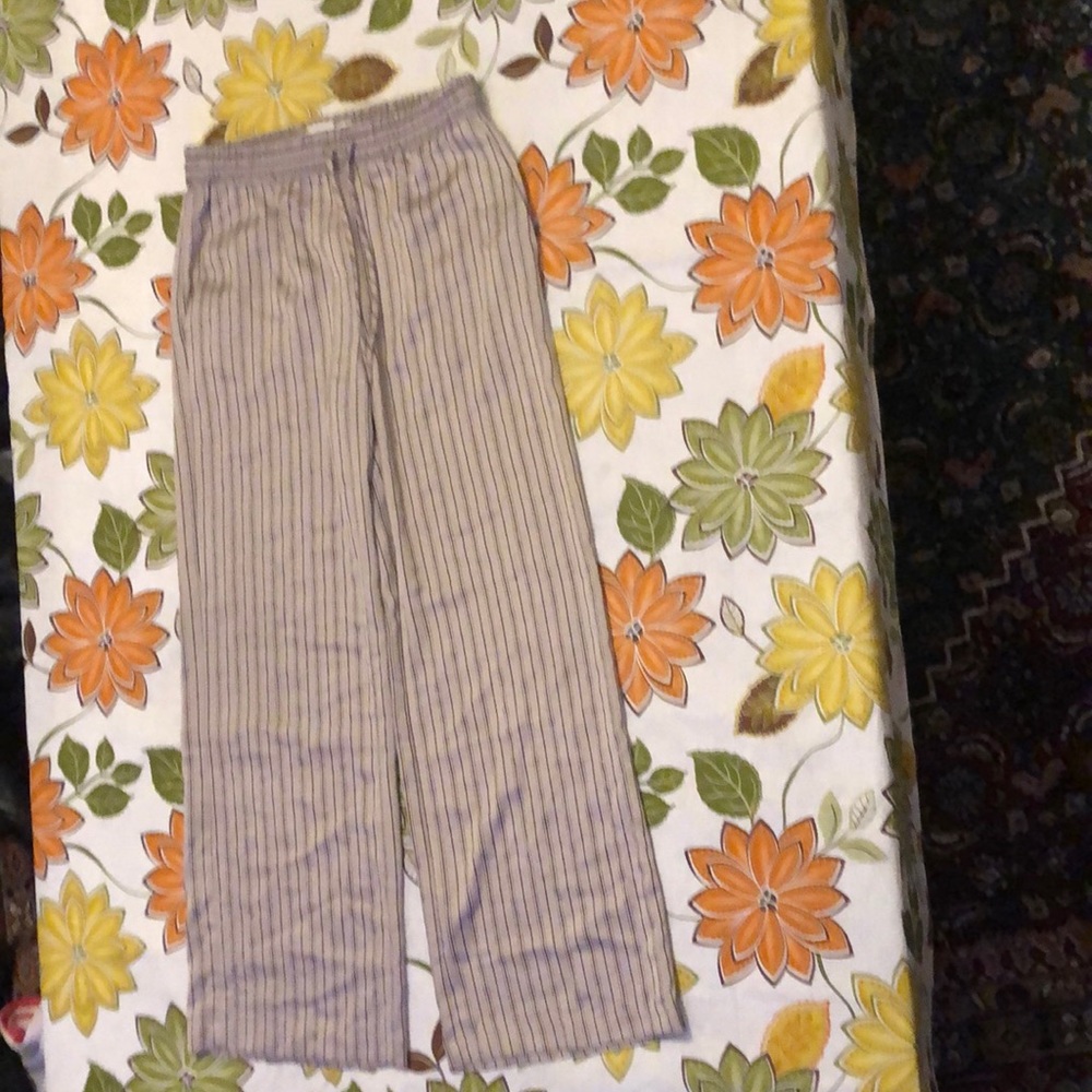 Mango basics striped grey and black pant and it is in good condition.
